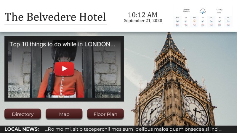 hotel digital signage landscape 6