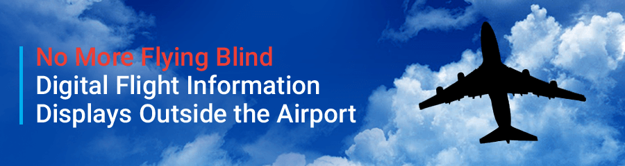 Live Flight Information Display Systems (FIDS) Outside the Airport